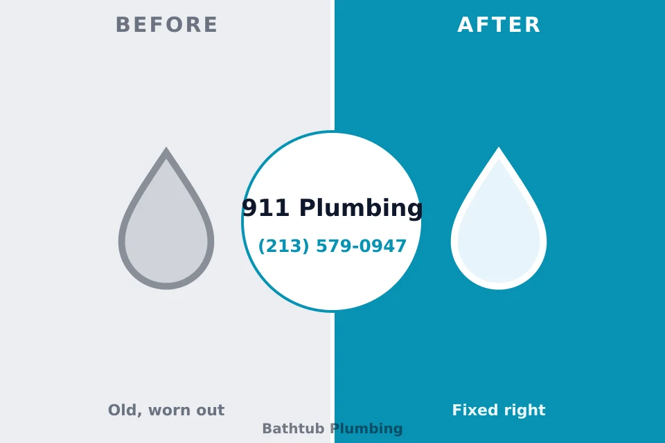 Before and after: plumbing company Bayonne, NJ